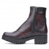Botines mujer 3314 a rojo