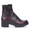 Botines mujer 3314 a rojo