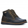 Botas para hombre 497 tuxon índigo+marrón