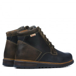 Botas para hombre 497 tuxon índigo+marrón