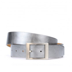 Cinturón mujer 02m plateado
