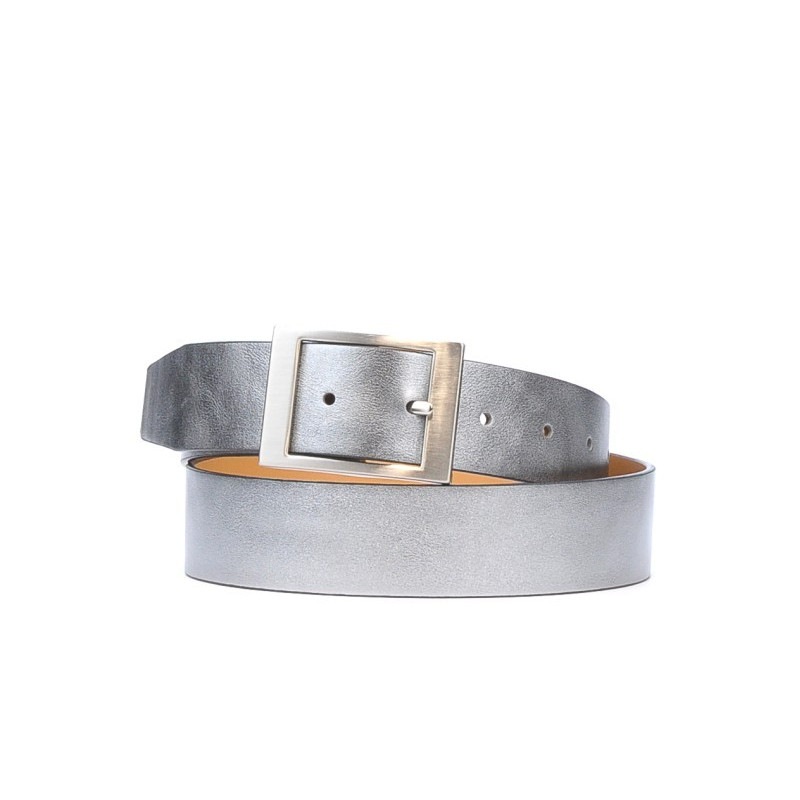 Cinturón mujer 02m plateado