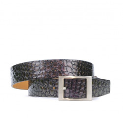 Cinturón de mujer 02m croco camaleón