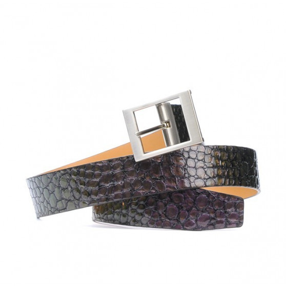 Cinturón de mujer 02m croco camaleón