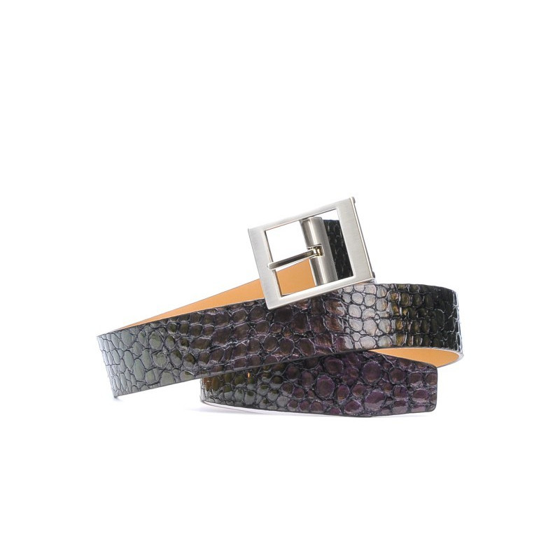 Cinturón de mujer 02m croco camaleón