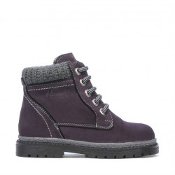 Botines para niños pequeños 29-1c tuxon morado
