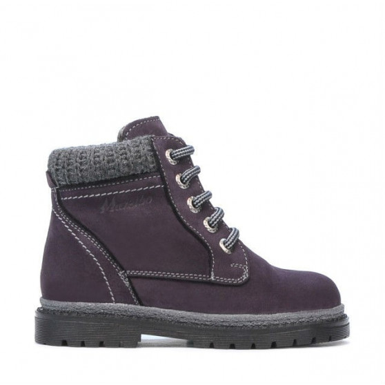 Botines para niños pequeños 29-1c tuxon morado