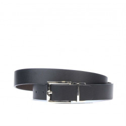 Cinturón mujer 02m bicolor cs negro+café