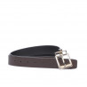 Cinturón mujer 02m bicolor cs negro+café