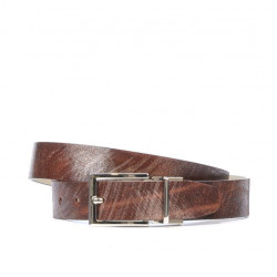 Cinturón de mujer 02m bicolor cs a marrón+beige