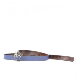 Cinturón mujer 02m bicolor cs a marrón+azul