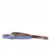 Cinturón mujer 02m bicolor cs a marrón+azul