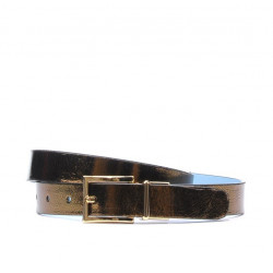 Cinturón de mujer 02m bicolor cs cobrizo+azul