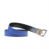 Cinturón de mujer 02m bicolor cs croco índigo+azul