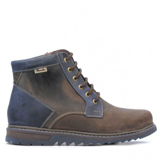 Botines para hombre 497 tuxon café+índigo