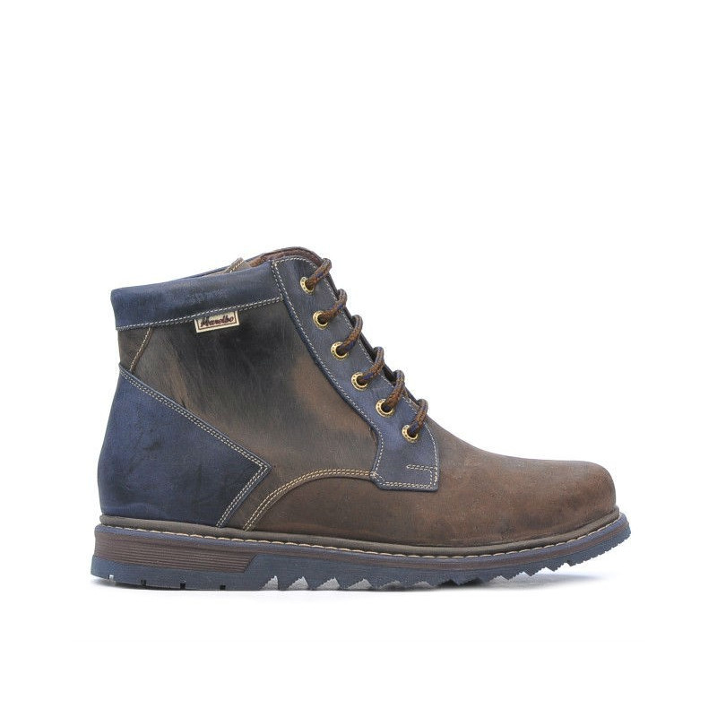 Botines para hombre 497 tuxon café+índigo
