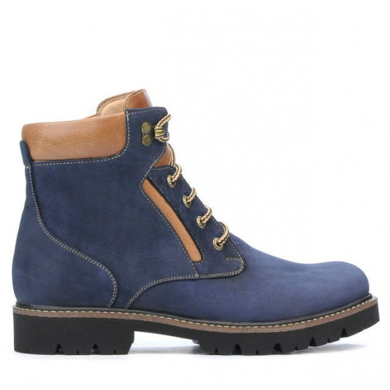 Botines hombres 4100 nobuk índigo