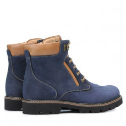 Botines hombres 4100 nobuk índigo
