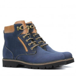 Botines hombres 4100 nobuk índigo