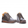 Botas hombre 495 café+marrón