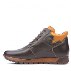 Botas hombre 495 café+marrón