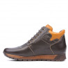 Botas hombre 495 café+marrón