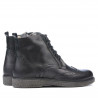 Botas adolescentes 4001 negro