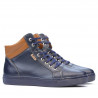 Botas para hombre 4103 índigo+marrón