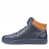 Botas para hombre 4103 índigo+marrón