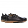 Zapatos casuales para hombres (tallas grandes) 7201-1m café