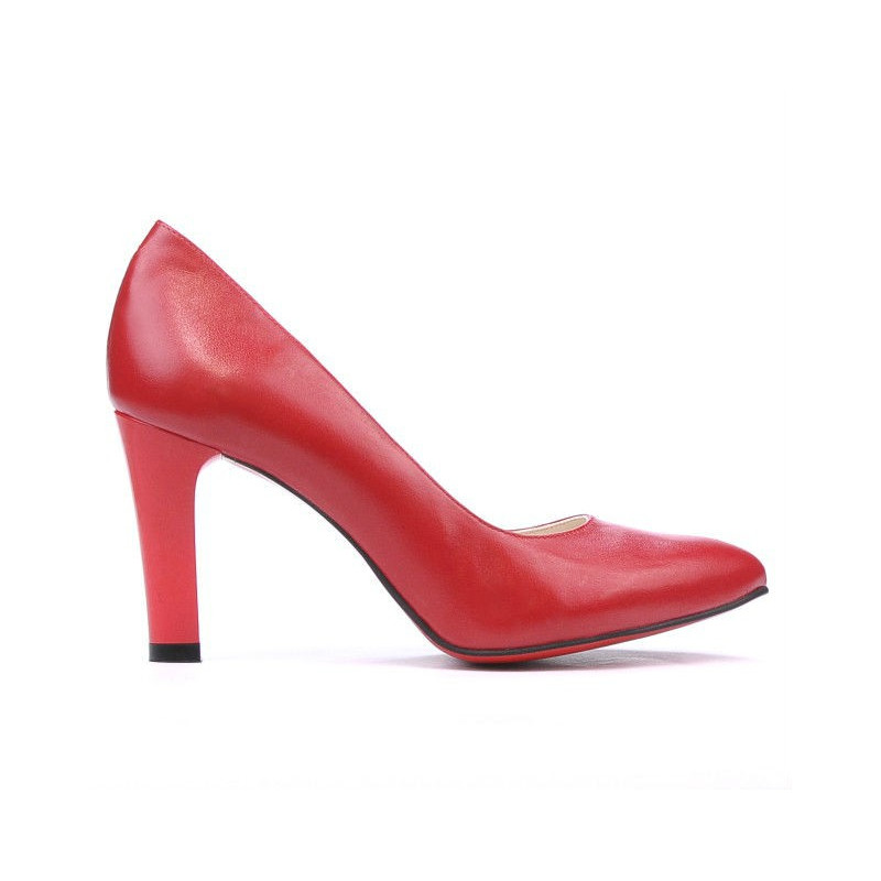 Zapatos elegantes de mujer 1243 rojo