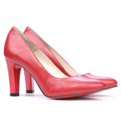 Zapatos elegantes de mujer 1243 rojo
