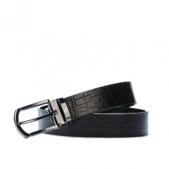Cinturón hombre 12b croco marrón 01