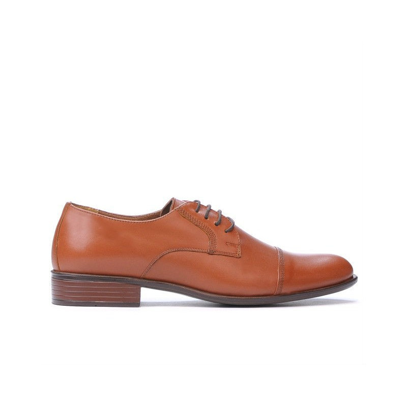 Zapatos elegantes para hombre 838 marrón coñac