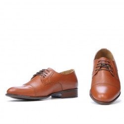 Zapatos elegantes para hombre 838 marrón coñac
