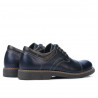 Zapatos casuales para hombre 848 índigo+café