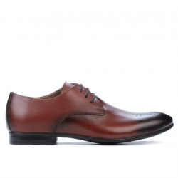 Zapatos elegantes para hombre 828-1 a marrón