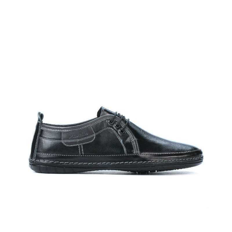 Mocasines hombre 865s negro+gris