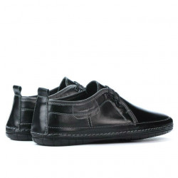 Mocasines hombre 865s negro+gris