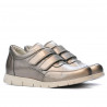 Zapatillas deportivas mujer 681 dorado 