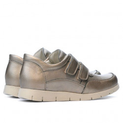 Zapatillas deportivas mujer 681 dorado 
