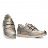 Zapatillas deportivas mujer 681 dorado 