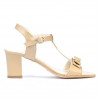 Sandalias dama 1257 charol beige