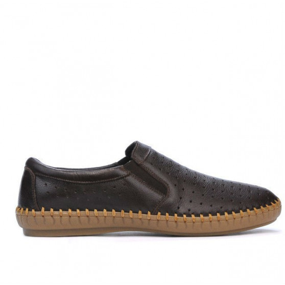 Mocasines hombre 820 café
