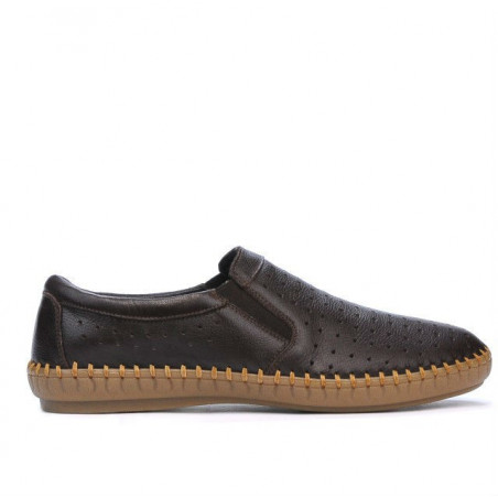 Mocasines hombre 820 café