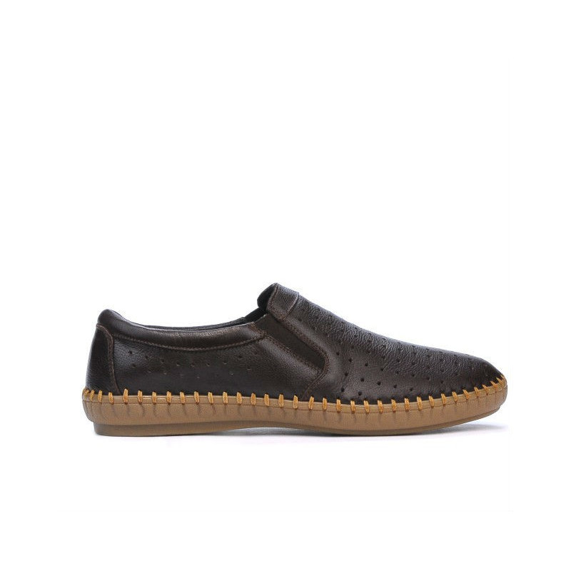 Mocasines hombre 820 café