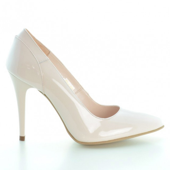 Zapatos elegantes de mujer 1230 charol rosa claro