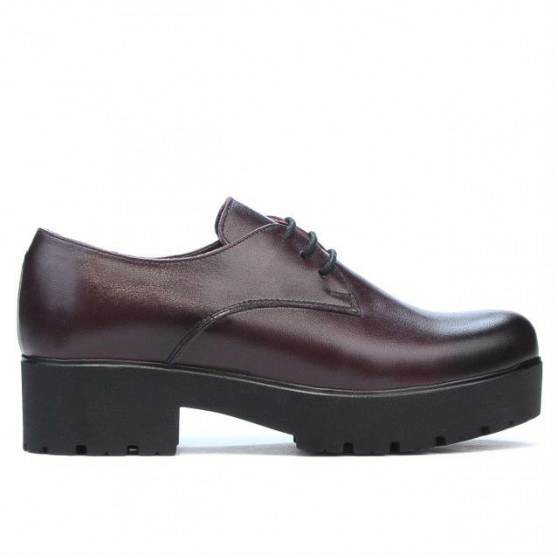 Zapatos casuales mujer 660 en burdeos