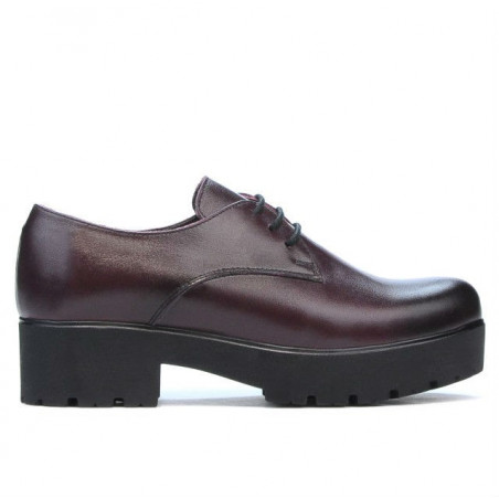 Zapatos casuales mujer 660 en burdeos