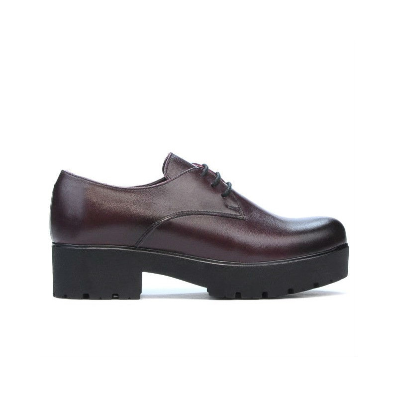 Zapatos casuales mujer 660 en burdeos